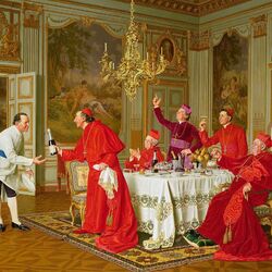 Jigsaw puzzle: Champagne for cardinals