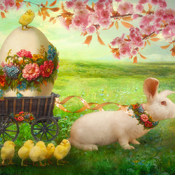 Jigsaw puzzle: Easter Bunny