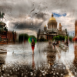 Jigsaw puzzle: Petersburg rain