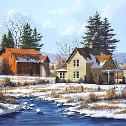 Jigsaw puzzle: Spring thaw