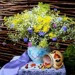 Jigsaw puzzle: Bouquet from a walk