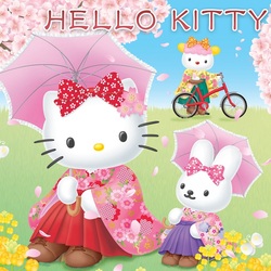 Jigsaw puzzle: Kitty in spring