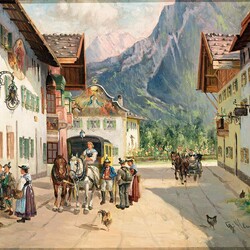 Jigsaw puzzle: The road to Mittenwald