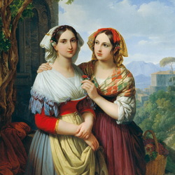Jigsaw puzzle: Portrait of young women