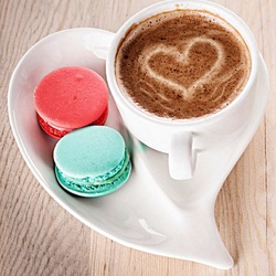 Jigsaw puzzle: Coffee and macaroons