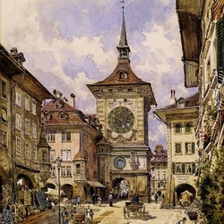 Jigsaw puzzle: Berne tower