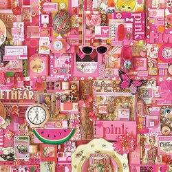 Jigsaw puzzle: Pink