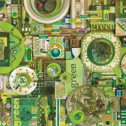 Jigsaw puzzle: Green