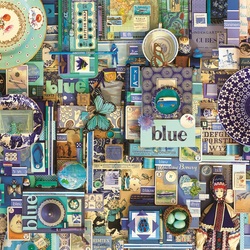 Jigsaw puzzle: Blue