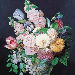 Jigsaw puzzle: Bouquet in a Chinese vase