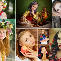 Jigsaw puzzle: Women of Russia