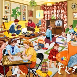 Jigsaw puzzle: Relatives visiting