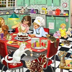 Jigsaw puzzle: Surprise for mom
