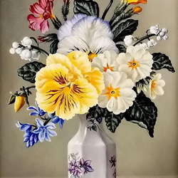Jigsaw puzzle: Bouquet in a vase
