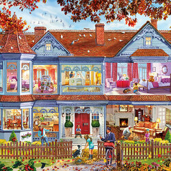 Jigsaw puzzle: House in autumn
