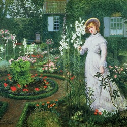 Jigsaw puzzle: In the pastor's garden