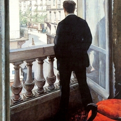 Jigsaw puzzle: Young man at the window