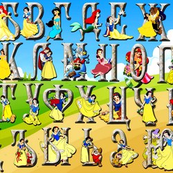 Jigsaw puzzle: Magic alphabet