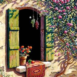 Jigsaw puzzle: Window (Tuscany)