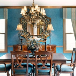 Jigsaw puzzle: Blue dining room