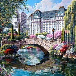 Jigsaw puzzle: Spring in New York