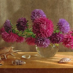 Jigsaw puzzle: Spread asters