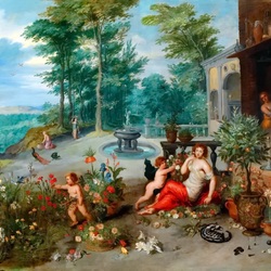 Jigsaw puzzle: Allegory of smell