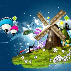 Jigsaw puzzle: Windmill
