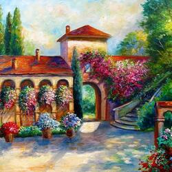Jigsaw puzzle: Winery in Tuscany