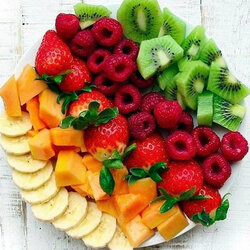 Jigsaw puzzle: Fruit plate