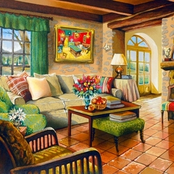 Jigsaw puzzle: Sun room