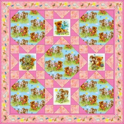 Jigsaw puzzle: Kaleidoscope with bears