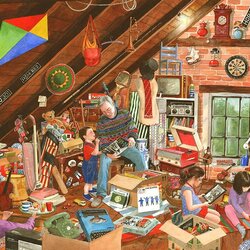 Jigsaw puzzle: In the attic