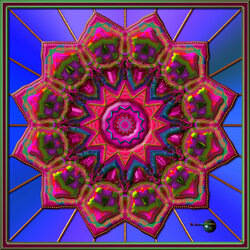 Jigsaw puzzle: Spirographic dodecagon
