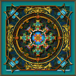Jigsaw puzzle: Mandala of northern charm