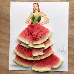 Jigsaw puzzle: Watermelon dress
