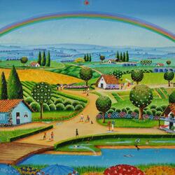 Jigsaw puzzle: Rainbow