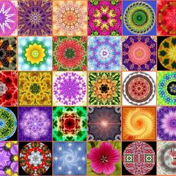 Jigsaw puzzle: Mandala collage