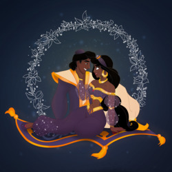 Jigsaw puzzle: Aladdin and Jasmine