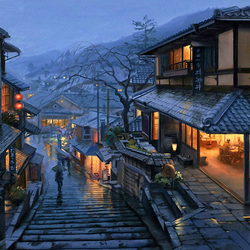 Jigsaw puzzle: Old Kyoto