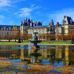 Jigsaw puzzle: Fontainebleau palace