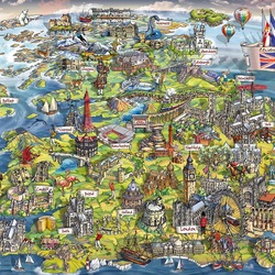 Jigsaw puzzle: Beautiful Britain