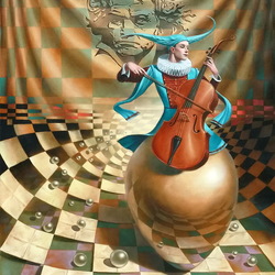 Jigsaw puzzle:   I dance with Beethoven