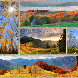 Jigsaw puzzle: Autumn in the mountains