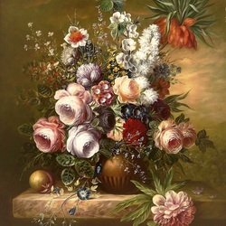 Jigsaw puzzle: Bouquet of flowers