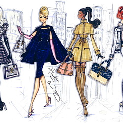 Jigsaw puzzle: Fashionistas in the city