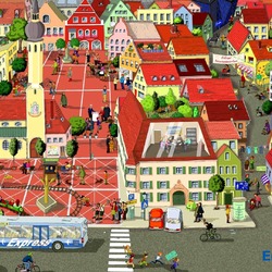 Jigsaw puzzle: City life