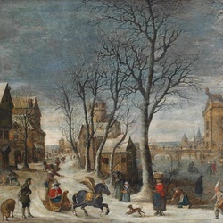 Jigsaw puzzle: Allegory of winter