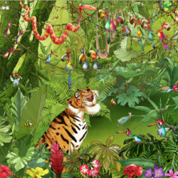 Jigsaw puzzle: Merry jungle