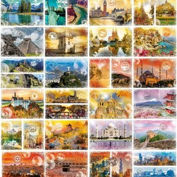 Jigsaw puzzle: Travel Map